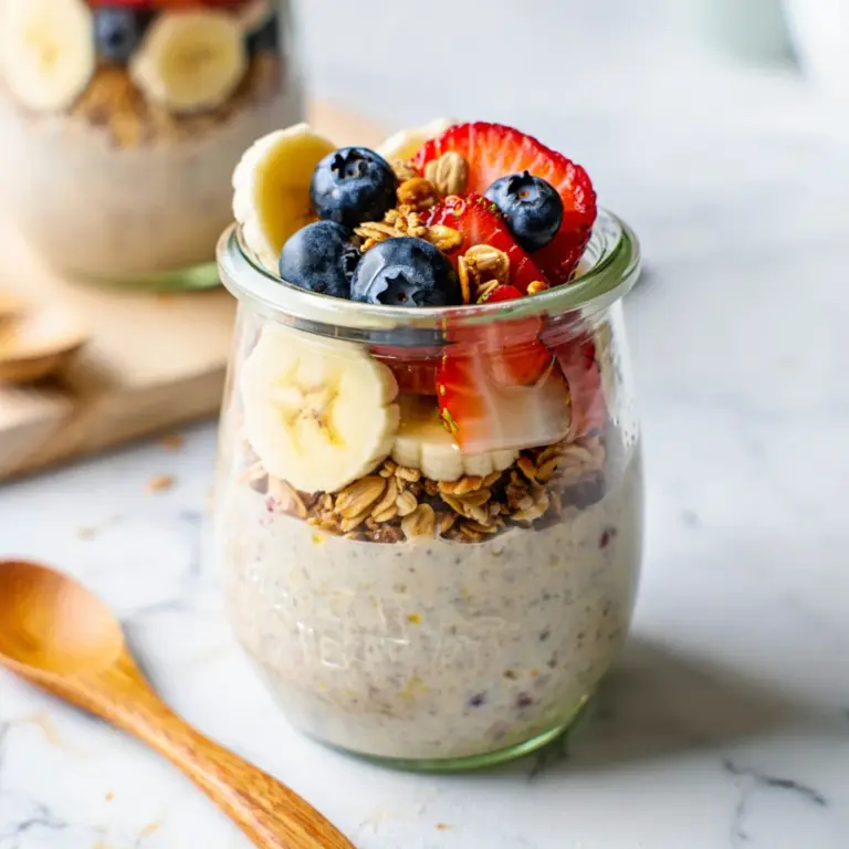 Overnight Oats Recipe Easy Overnight Oats Healthy Breakfast Meal Prep High Protein Overnight Oats No Cook Breakfast Ideas ...